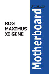 Asus ROG MAXIMUS XI GENE Handbuch