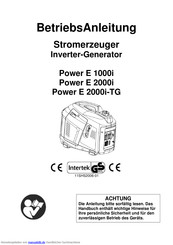 Axxom Power E 2000i-TG Betriebsanleitung