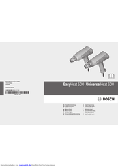 Bosch UniversalHeat 600 Originalbetriebsanleitung