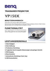 BenQ VP150X Benutzerhandbuch