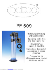 Deltec PF 509 Bedienungsanleitung