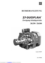 ZF ZF-DUOPLAN 2K250 Betriebsanleitung