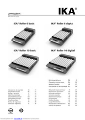 IKA Roller 10 digital Betriebsanleitung