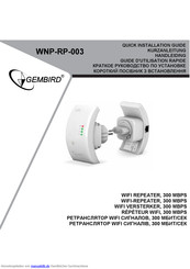 Gembird WNP-RP-003 Kurzanleitung