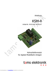 tams elektronik KSM-4 Anleitung