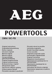 AEG Powertools OMNI 18C-PB Originalbetriebsanleitung