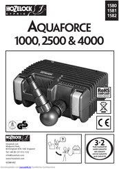 Hozelock Cyprio aquaforce 2500 Bedienungsanleitung