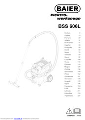 Baier Elektrowerkzeuge BSS 606L Betriebsanleitung