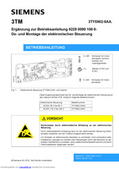 Siemens 3TY5902-0AA serie Ergänzung Zur Betriebsanleitung