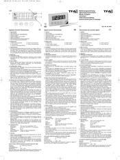 TFA 30.1034 Bedienungsanleitung