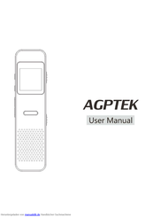 AGPtek RP33 Bedienungsanleitung