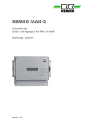 REMKO MAK-2 Bedienungsanleitung