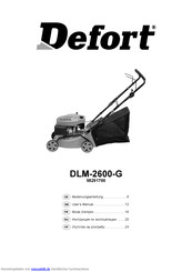 Defort DLM-2600-G Bedienungsanleitung
