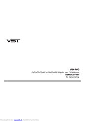 VST DD-700 Bedienungsanleitung