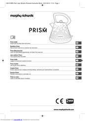 Morphy Richards PRISM Bedienungsanleitung