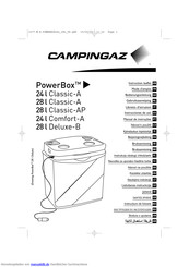 Campingaz PowerBox 24 l Classic-A Bedienungsanleitung