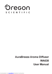 Oregon Scientific AuraBreeze WA638 Bedienungsanleitung