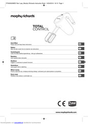 Morphy Richards TOTAL CONTROL Bedienungsanleitung