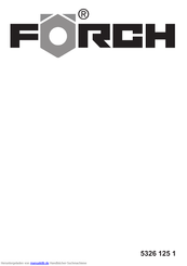 Forch 5326 125 1 Handbuch