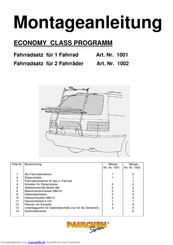Paulchen System Economy Class 1001 Montageanleitung