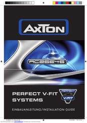 AXTON PERFECT V-FIT AC26E46 Einbauanleitung