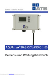 ATB AQUAmax BASIC 1-50 Betriebs- Und Wartungshandbuch