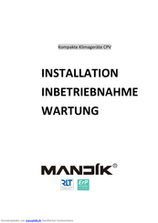 Mandik CPV Serie Installation, Inbetriebnahme Und Wartung