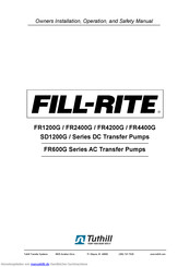 Tuthill Fill-Rite FR2400G Series Eigentümer-, Einbau-, Betriebs- Und Sicherheitsanleitung