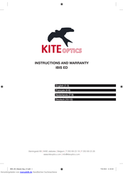 Kite Optics URSUS 8x32 Anleitung Und Garantie
