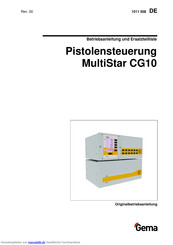 Gema MultiStar CG10-X Betriebsanleitung
