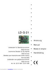 tams elektronik LD-G-21 Anleitung
