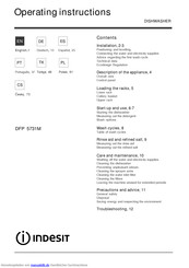 Indesit DFP 2731M Bedienungsanleitung