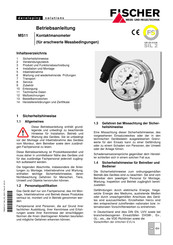 FISCHER MS11 Betriebsanleitung