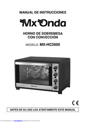 Mx Onda MX-HC2600 Benutzerhandbuch