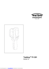 Testboy TV 291 Bedienungsanleitung