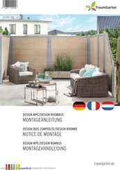 TraumGarten DESIGN WPC Serie Montageanleitung