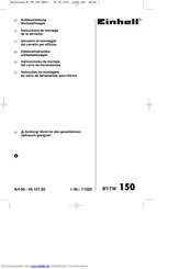 EINHELL BT-TW 150 Aufbauanleitung