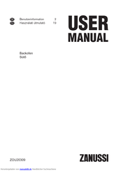 Zanussi ZOU20309 Benutzerinformation