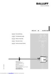 Balluff BTL5-H1_ _-M_ _ _ _-HC/WC-S94-Serie Kurzanleitung