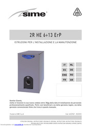 Sime 13R HE 6 ErP Originalanweisungen
