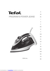 TEFAL PROGRAM 8 POWER JEANS FV9330 Bedienungsanleitung