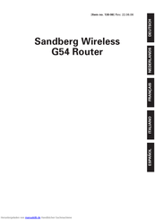 Sandberg G54 Bedienungsanleitung
