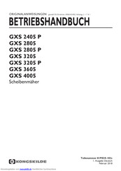Kongskilde GXS 3605 Betriebshandbuch