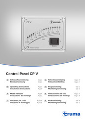 Truma CP V Gebrauchsanweisung, Einbauanweisung