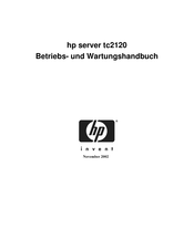 HP tc2120 Betriebs- Und Wartungshandbuch