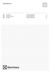 Electrolux EHF65451FK Benutzerinformation