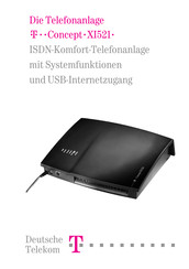 T-COM Concept X1521 Handbuch
