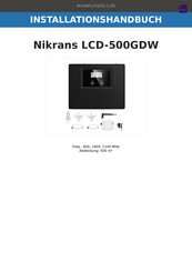 MyAmplifiers Nikrans LCD-500GDW Installationshandbuch