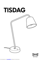 IKEA TISDAG Bedienungsanleitung