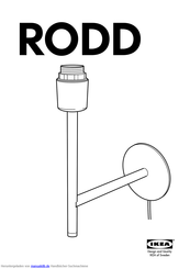 IKEA RODD Bedienungsanleitung